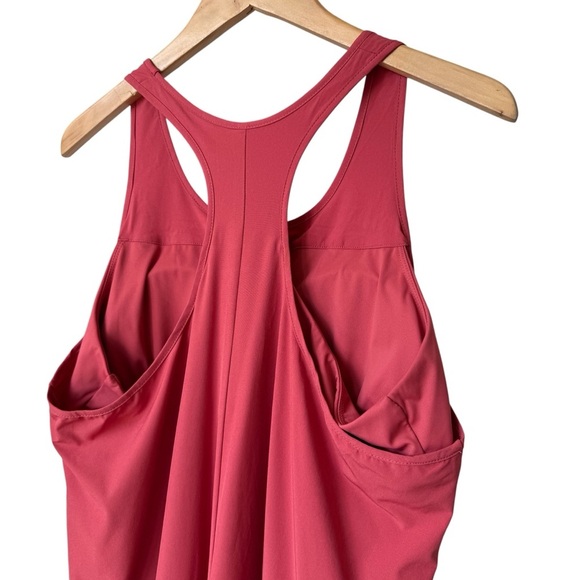 HALARA Breezeful Racerback Salmon High Low Flowy Midi Quick Dry Casual Dress XL - Picture 11 of 14